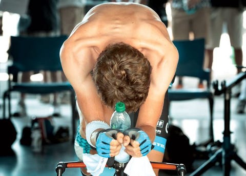 beeld Indoor cycling workout