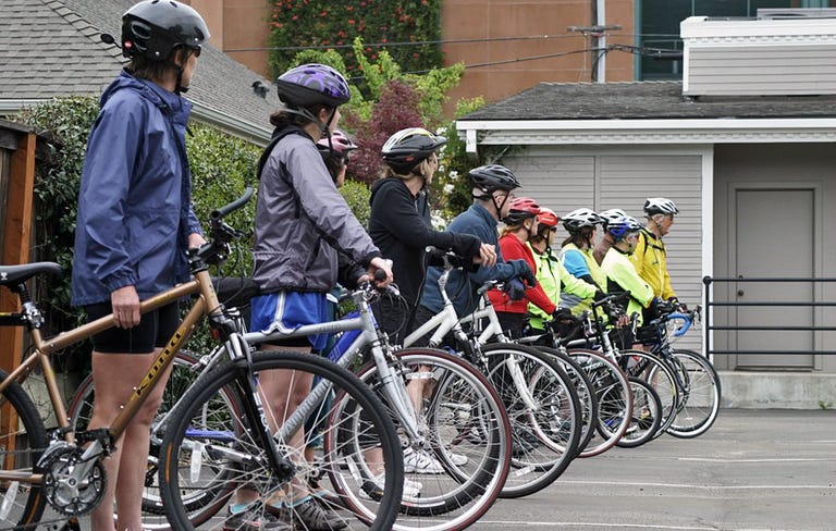 learning to ride a bike adult