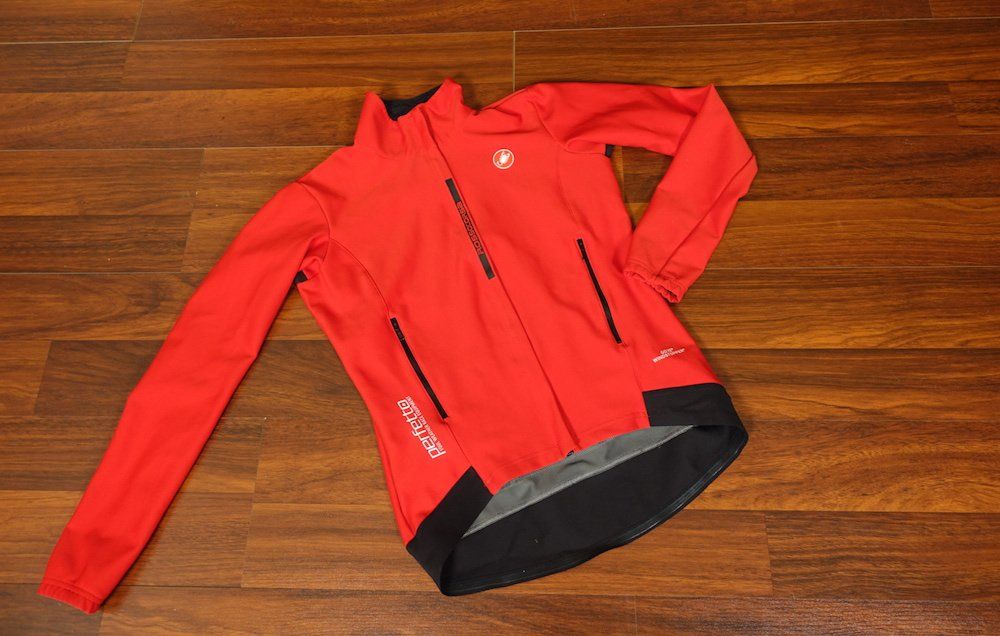 Castelli Perfetto Convertible Long Sleeve Gore Windstopper Jacket Red RRP £230 