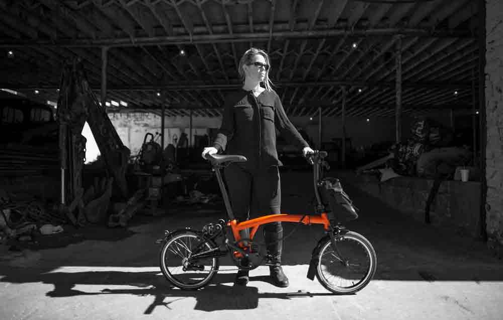 gravity folding bike