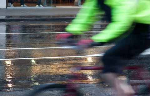 cyclist rain jacket