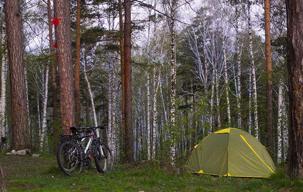 mountain bike camping gear