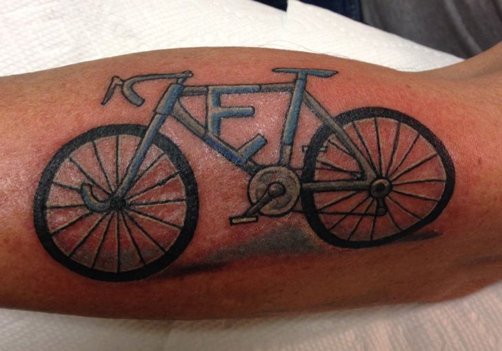 29 Great Bicycling Tattoos Bicycling
