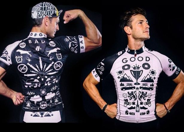 punk cycling jersey