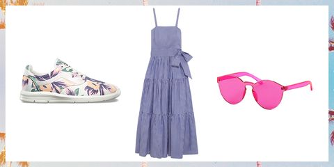Clothing, Pink, Dress, Purple, Violet, Clothes hanger, Footwear, Design, Pattern, Pattern, 