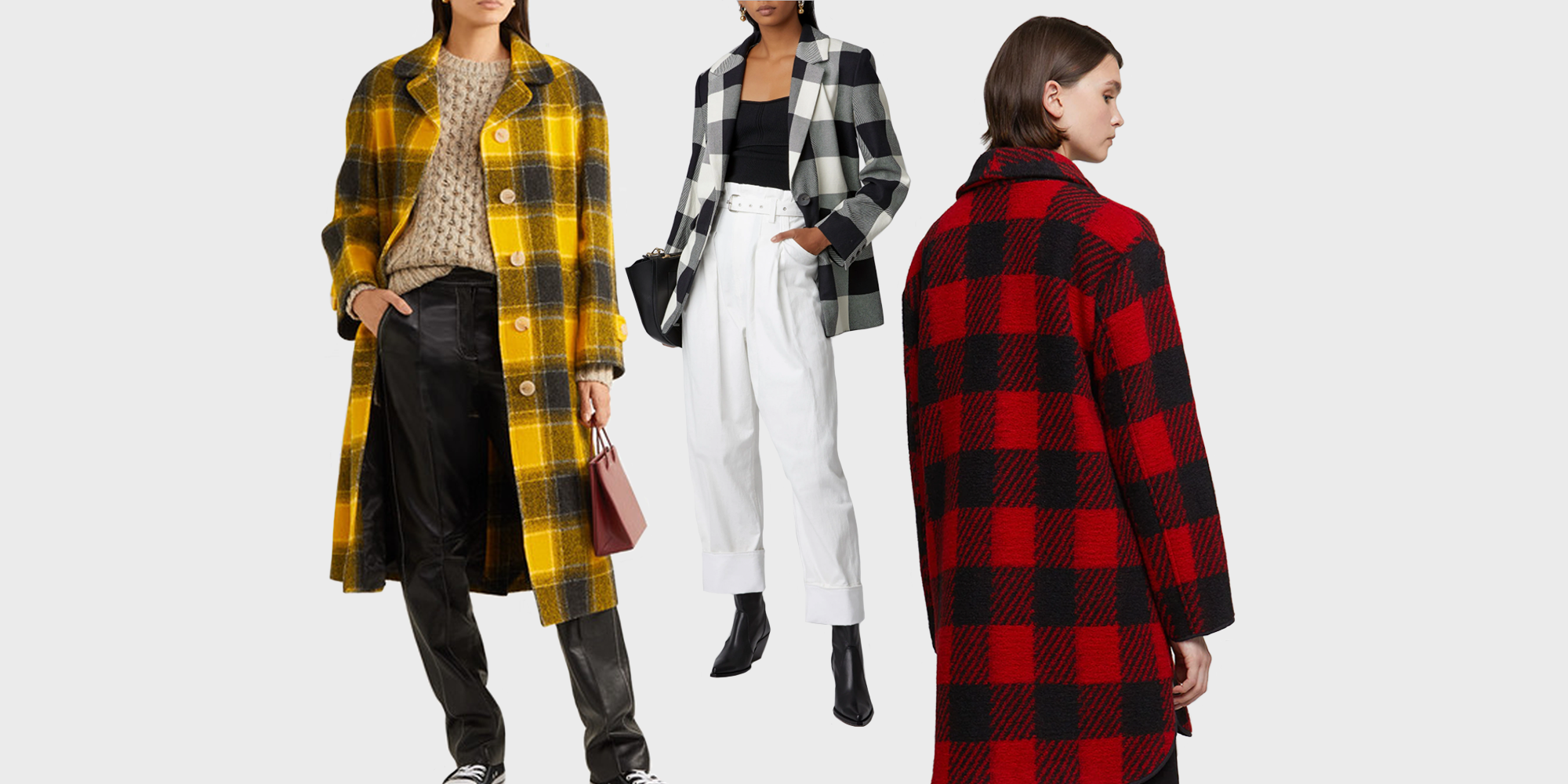 buffalo plaid hooded jacket