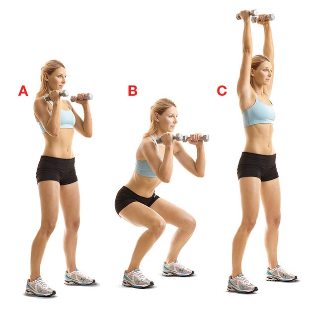 Dumbbell Thruster