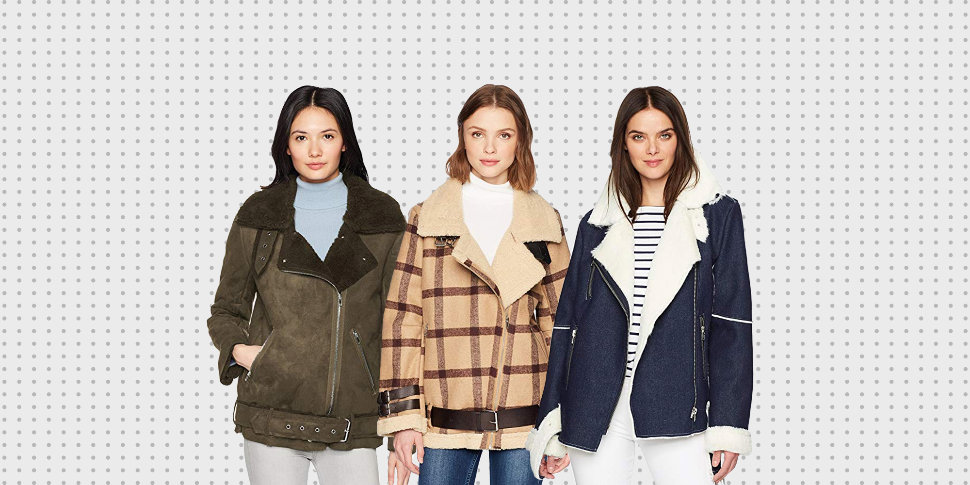 faux fur shearling coat