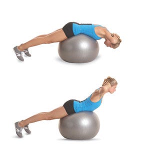 Stability-Ball Back Extension