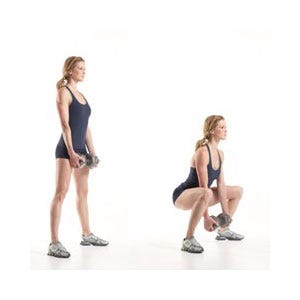 Exercise 2: Dumbbell Sumo Squat