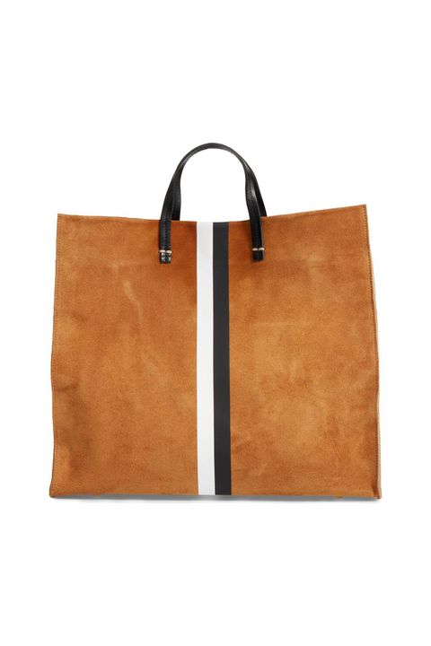 Bag, Handbag, Tan, Orange, Brown, Paper bag, Shopping bag, Leather, Tote bag, Luggage and bags, 