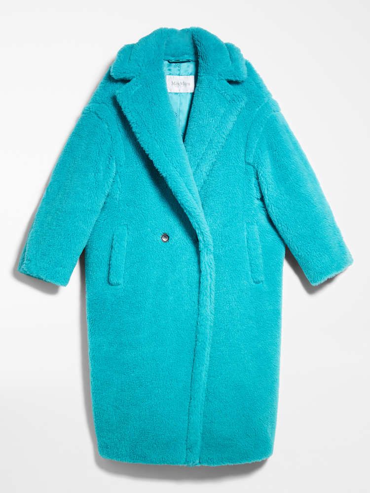 teal teddy coat