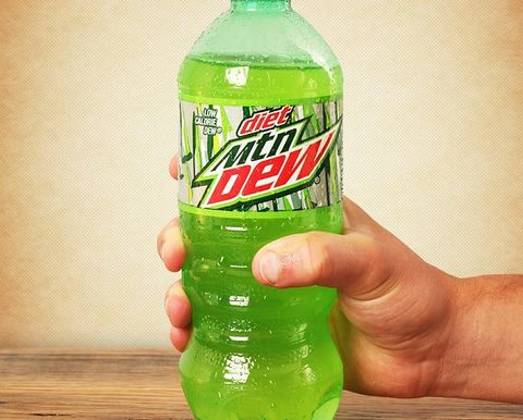 what sweetener does diet mountain dew have