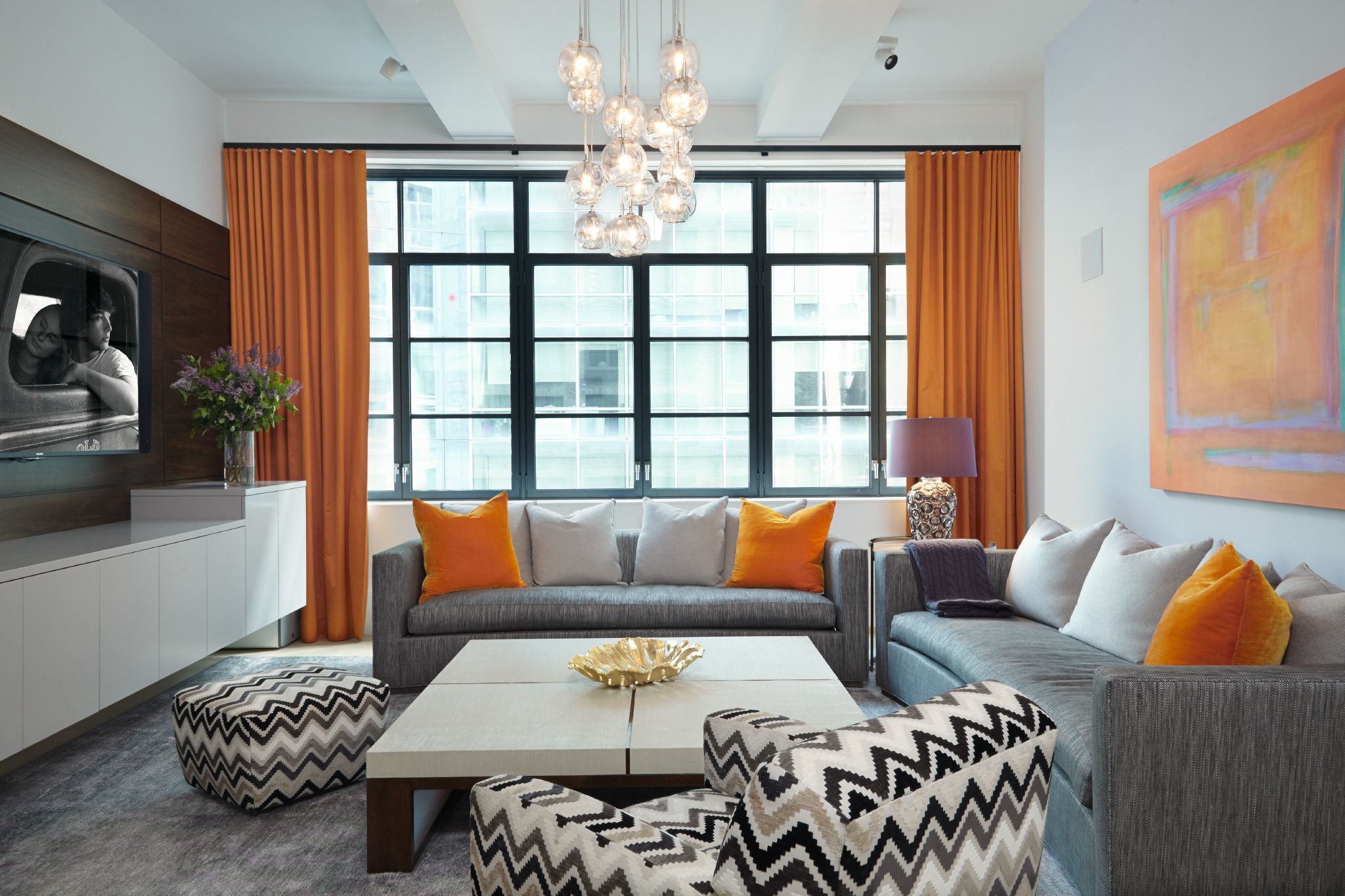 Best Orange Home Decor Tips How To, Burnt Orange Living Room Ideas