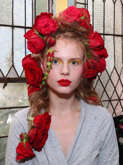 Rodarte Spring/Summer 2019 Beauty Look Breakdown - New York Fashion ...