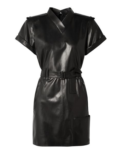 Best Leather And Faux Leather Dresses To Buy Now