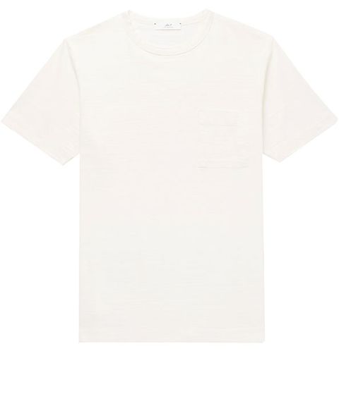 T-shirt, White, Clothing, Sleeve, Product, Top, Neck, Beige, Active shirt, 