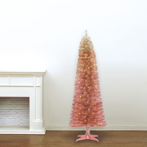 Michaels Ombre-Style Pre-Lit Christmas Tree