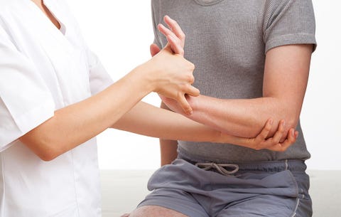 Massage arms