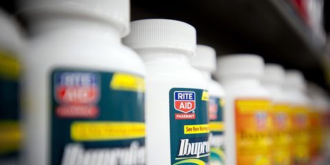 Ibuprofen during a workout can harm muscle growth