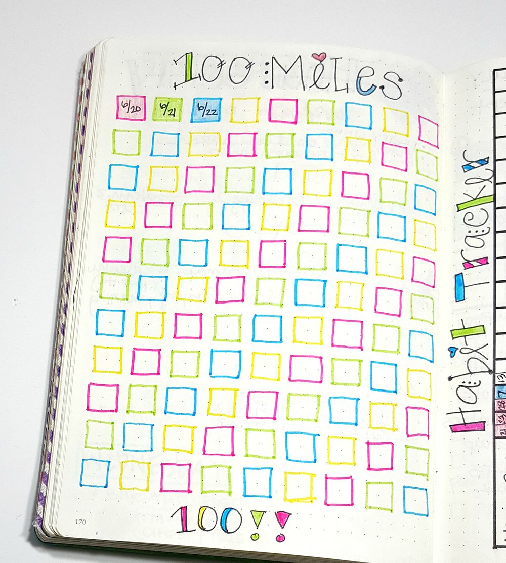 100 Mile Club Chart