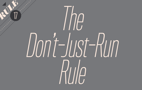 The 25 Golden Rules of Running