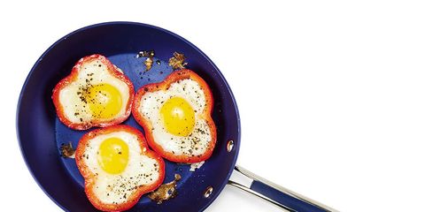 King of the Breakfast Bell: Bell Pepper Rings With Eggs Inside