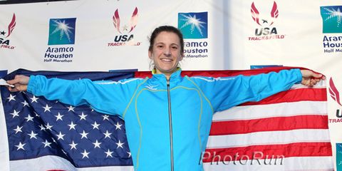 Serena Burla wins 2014 U.S. half marathon championships