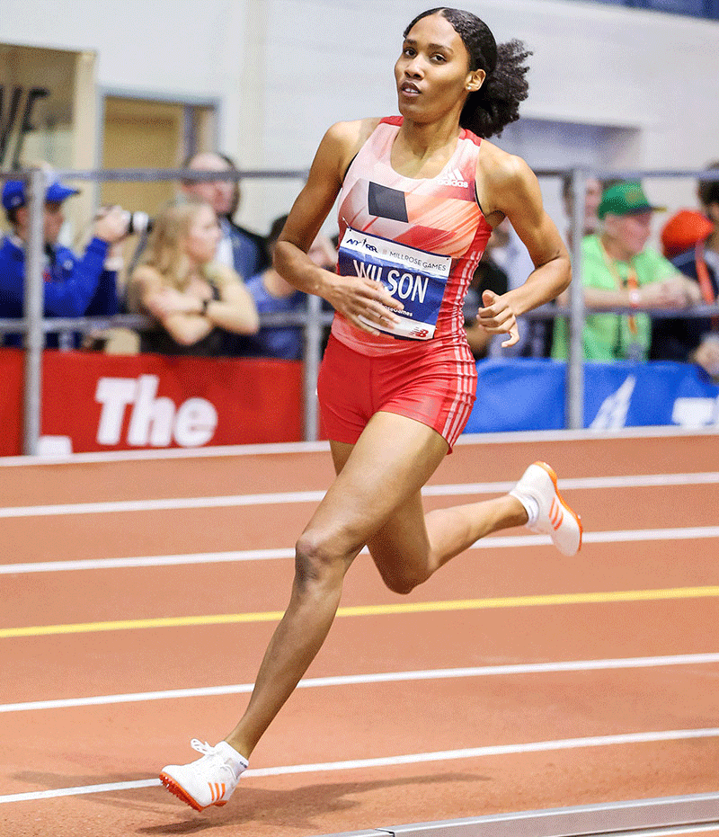 Ajee’ Wilson Sets American Record at Millrose Games | Runner's World