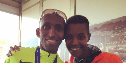 Abdi and Diane New York City Marathon