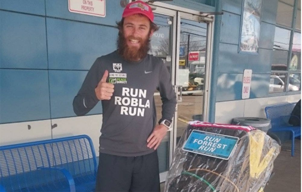 This Real Life Forrest Gump Is Running Across America For Charity Runner S World