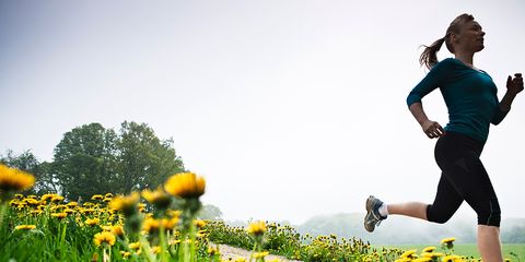 Running Through Flowers