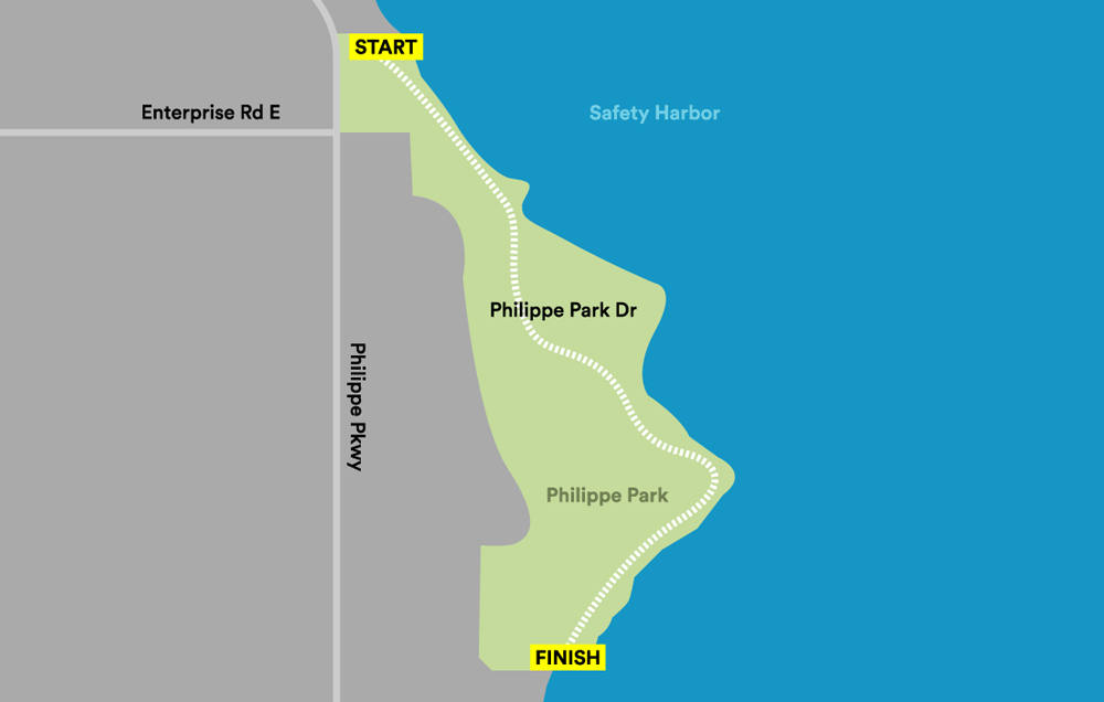 philippe park map