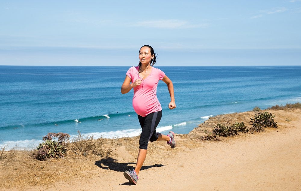 Pregnant Mothers Training In The Heat Runner S World