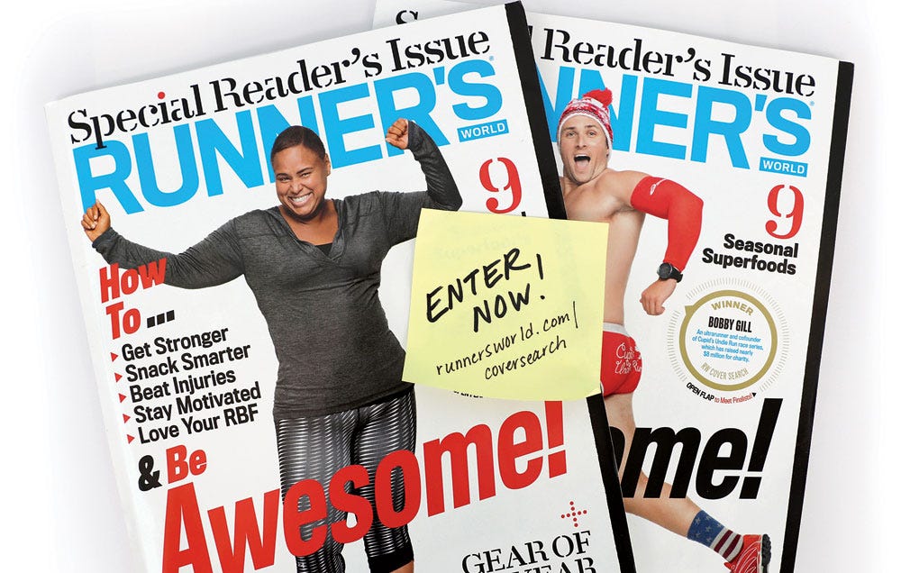 Enter the Runner’s World Cover Search Runner's World