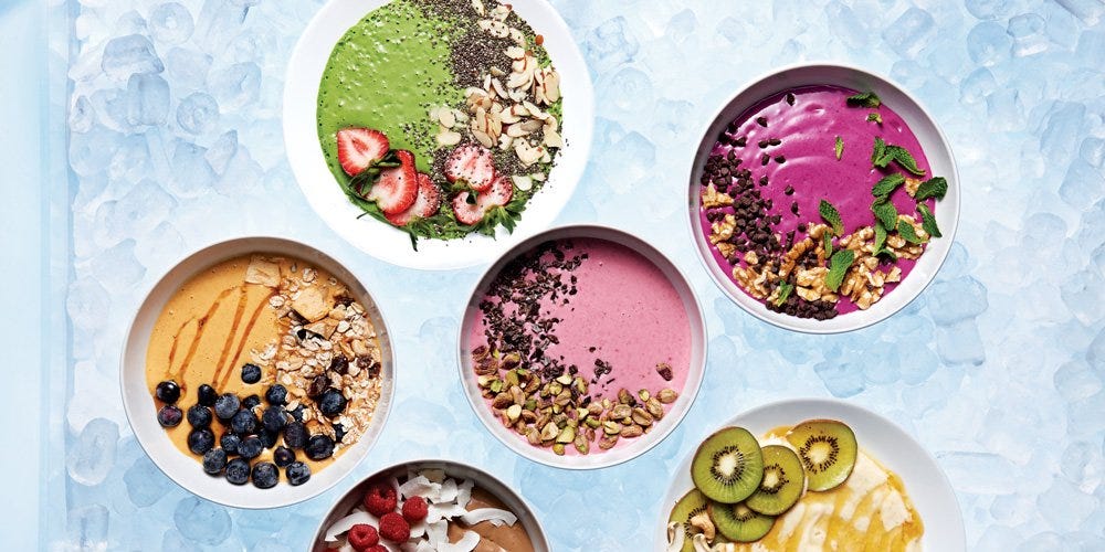 Hydrating One-Serving Summer Smoothie Bowls | Runner's World Hydrating One-Serving Summer Smoothie Bowls | Runner's World