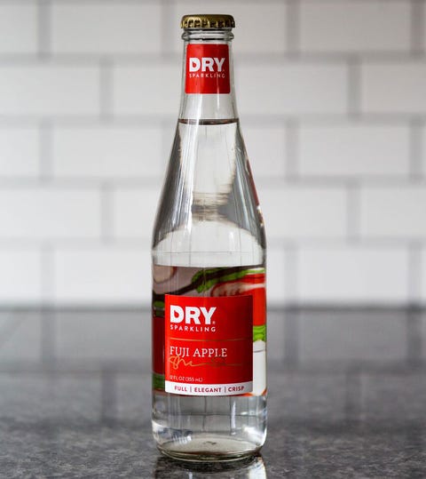 Bottle of sparkling water