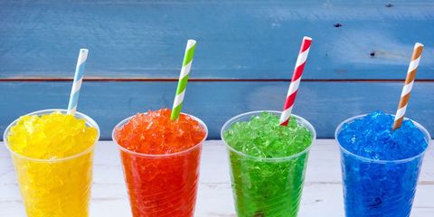 multicolored drinks