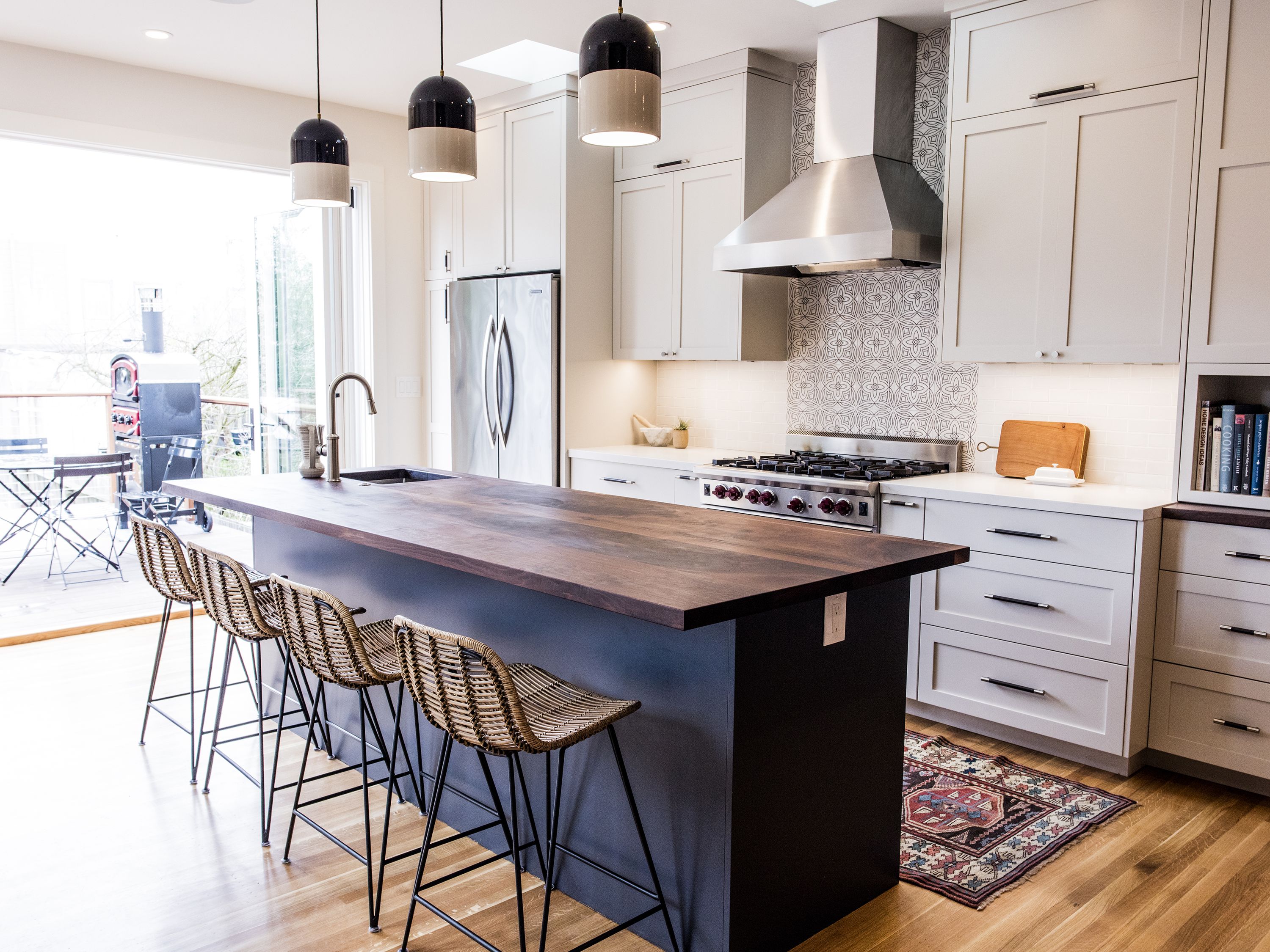 Kitchen island colors with dark cabinets