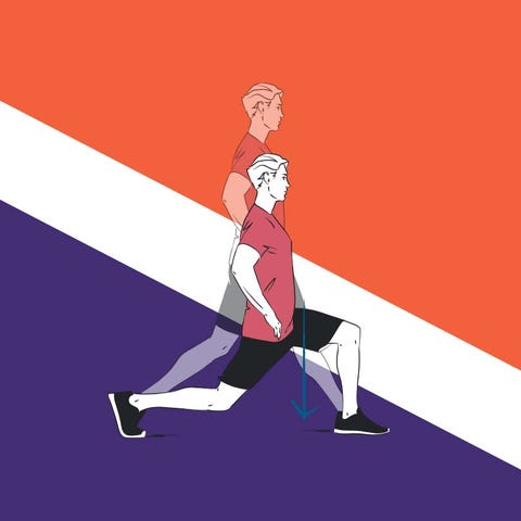 longe, Illustration, Physical fitness, Recreation, Running, Knee,