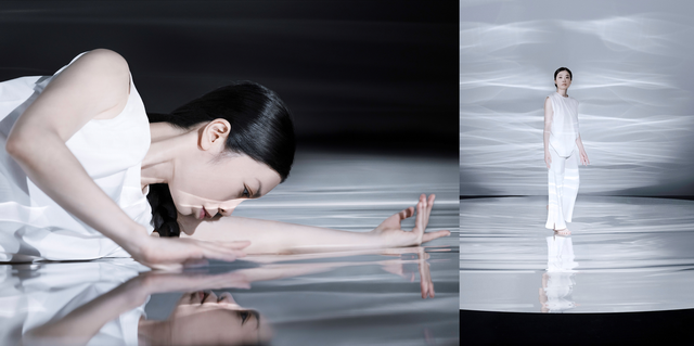 台灣舞蹈家蘇文琪點亮art basel巴塞爾藝術展！攜手la prairie萊珀妮跨界演繹光與水的絕美邂逅，顛覆傳統結合藝術美感和精密科學