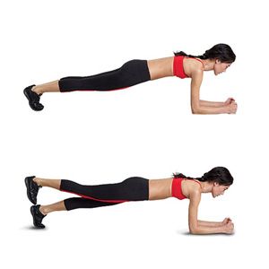 Plank with Alternating Leg Lift