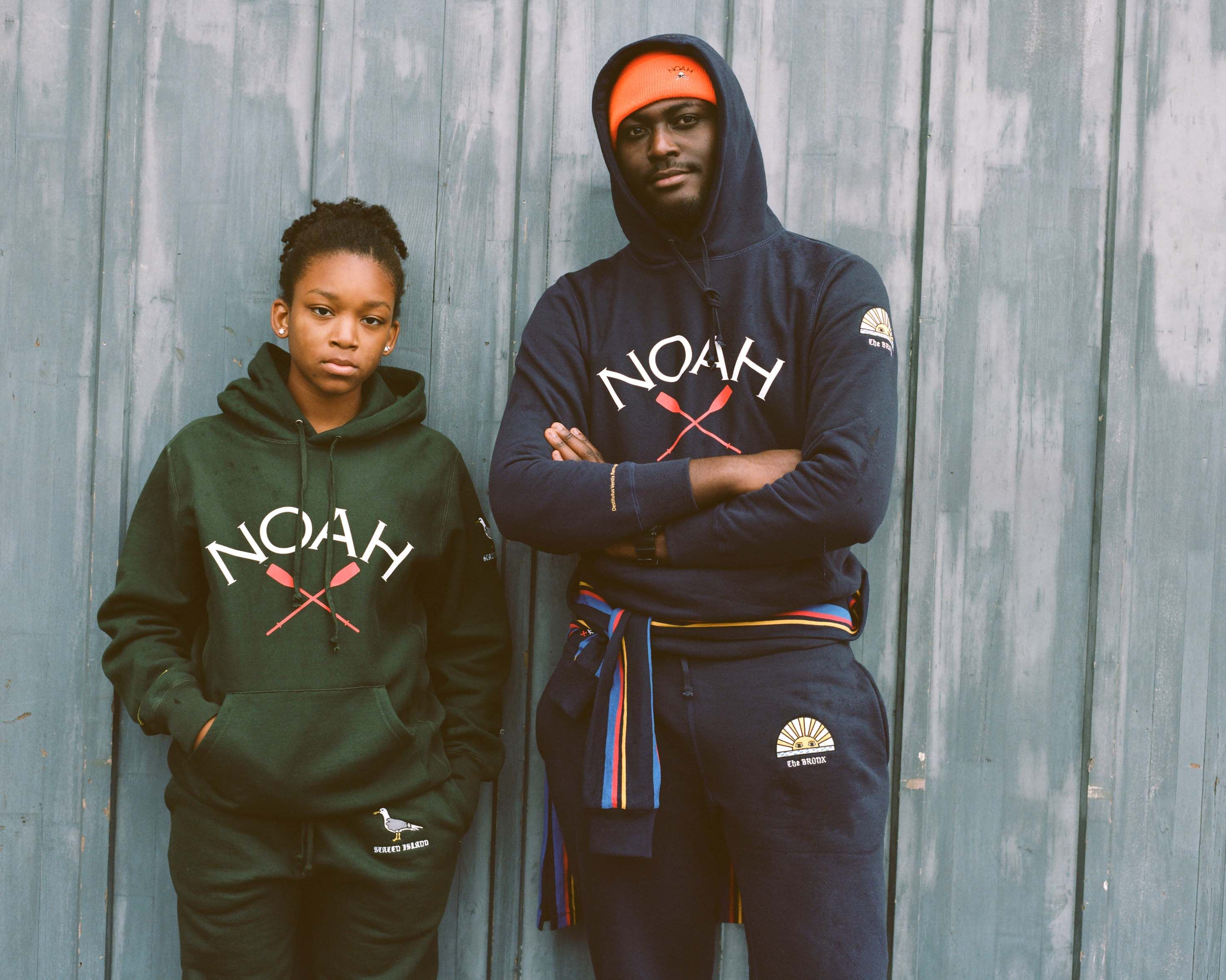 noah core logo borough hoodie