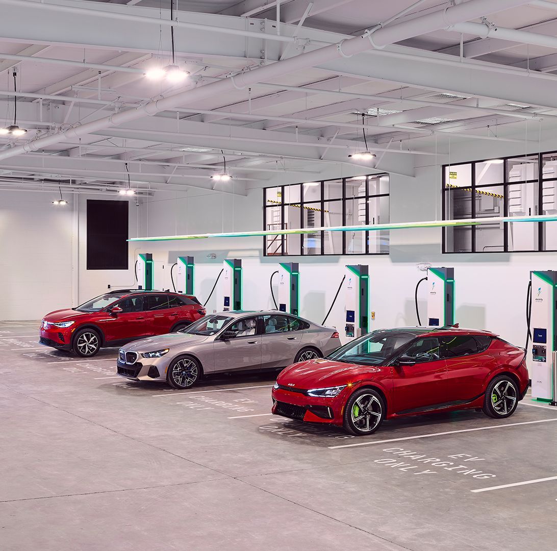This EV Charging Hub with a Lounge, WiFi, and Snacks Is a First
