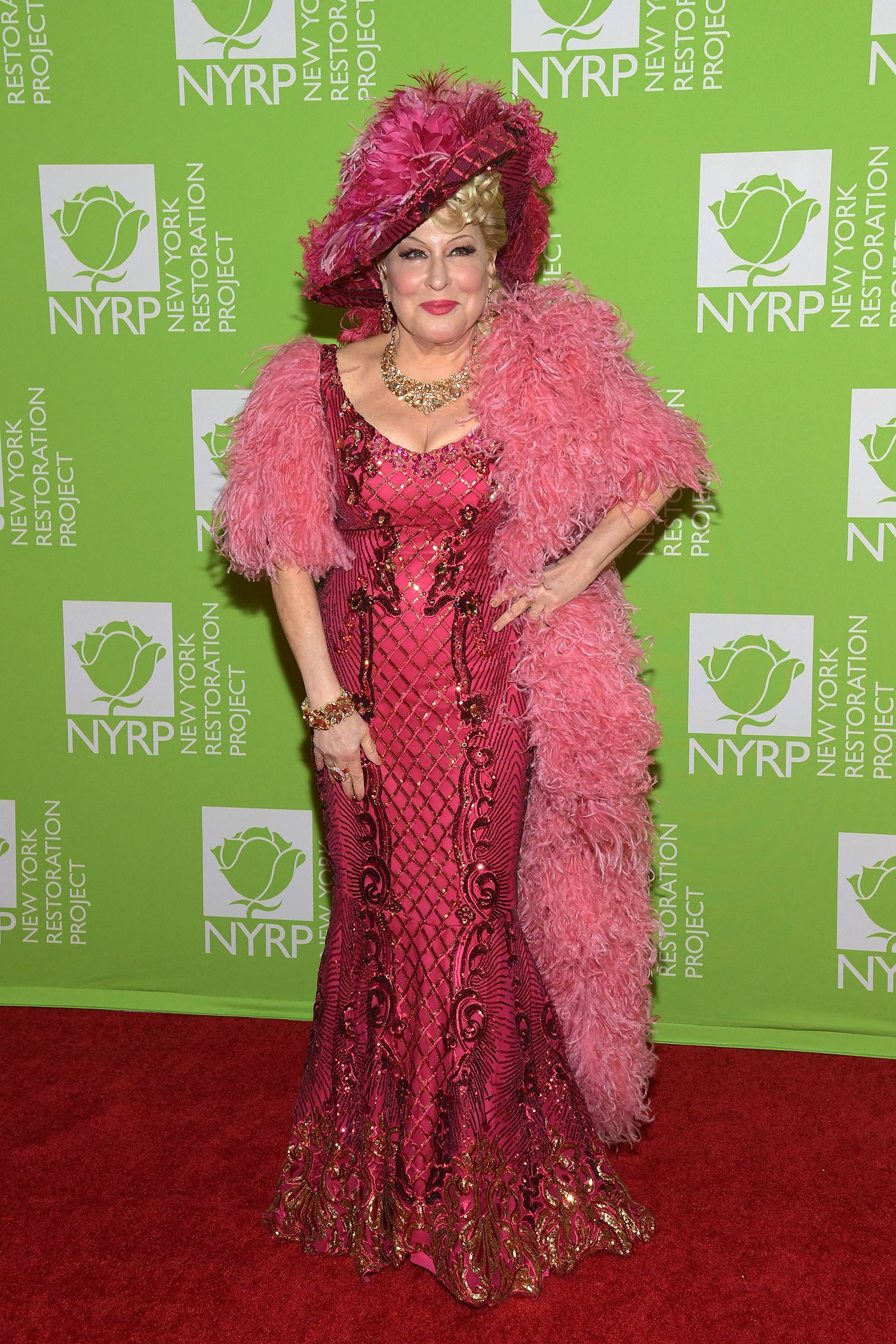 bette midler red carpet