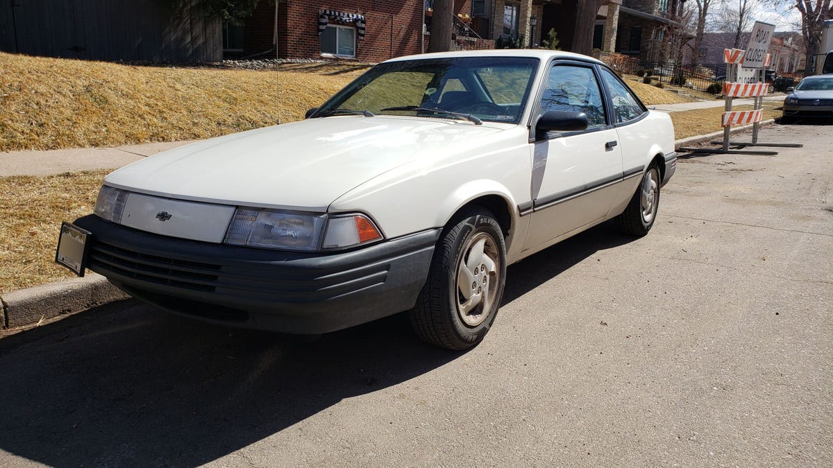 1991 Chevrolet Cavalier Coupe Is Down On the Street