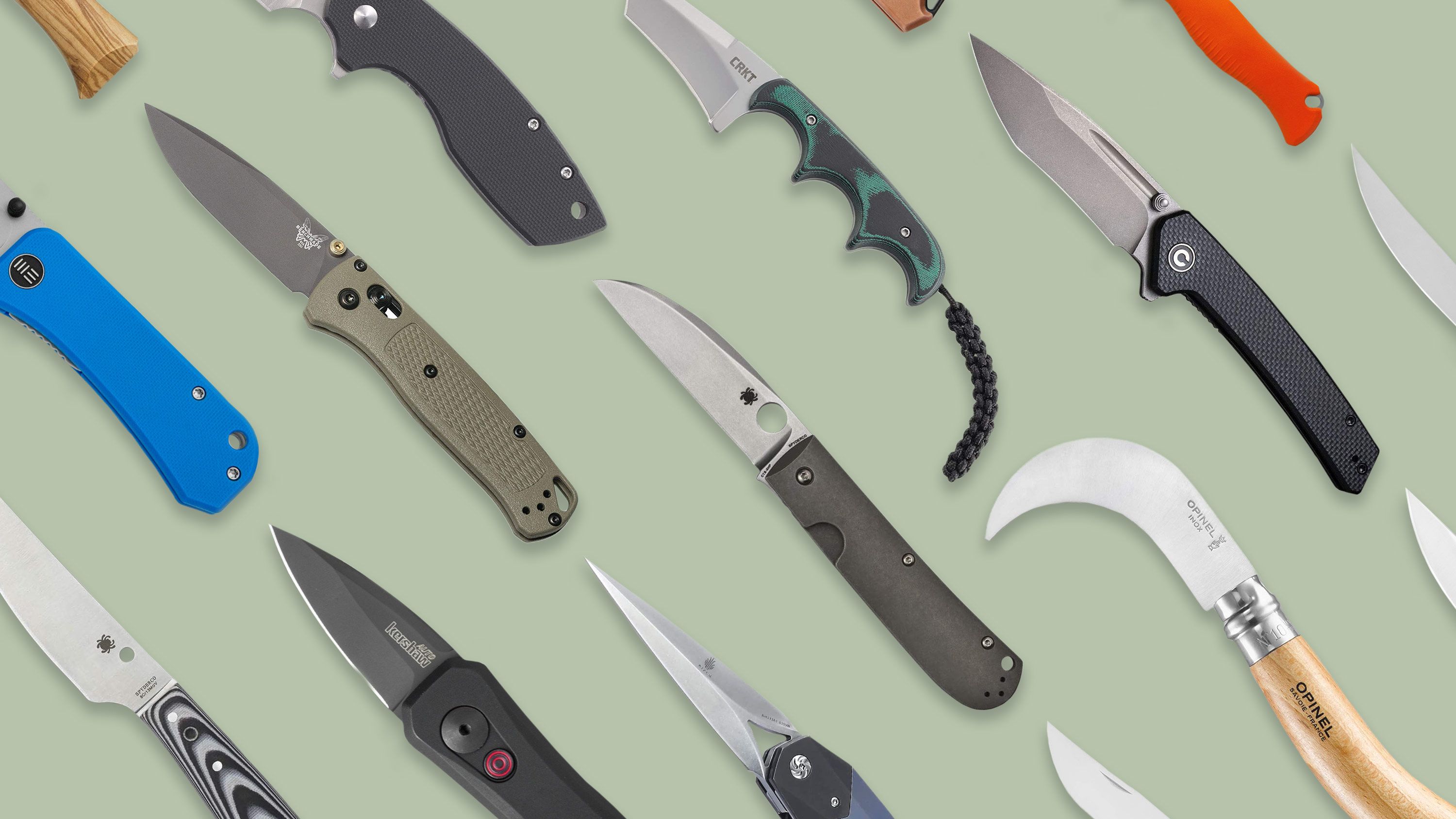 4 New Colorful EDC Knives