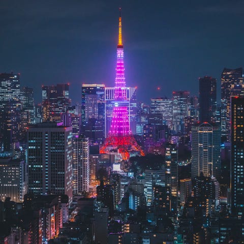 東京タワーに桜咲く グッチ 東京タワーのお花見プロジェクト Gucci Hanami が 東京タワーに桜咲く グッチ 東京タワーのお花見プロジェクト Gucci Hanami が