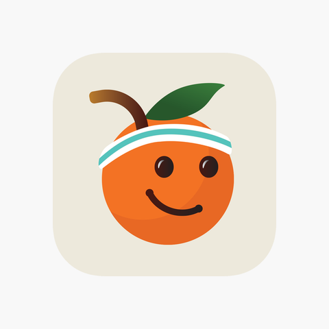 Facial expression, Smile, Orange, Emoticon, Fruit, Smiley, Logo, Icon, Plant, Illustration, 