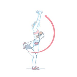 Dumbbell Skier Swing